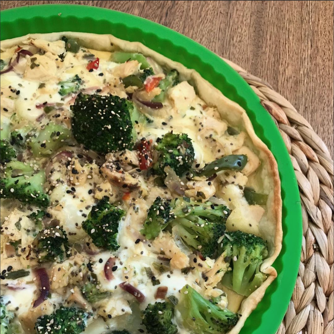 TARTITA DE BRÓCOLI Y POLLITO 2